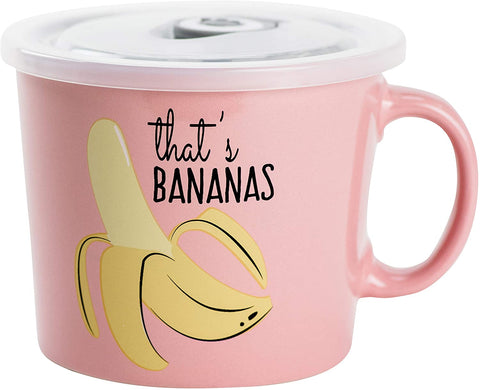 That's Bananas Souper Mug With Lid