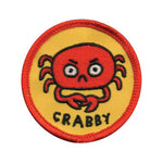 Badge Bomb Crabby Iron On Patch