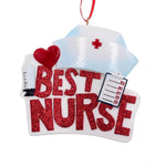 Best Nurse Ornament 3.25"