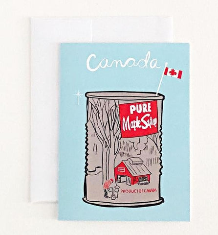 Canada Pure Maple Syrup Card