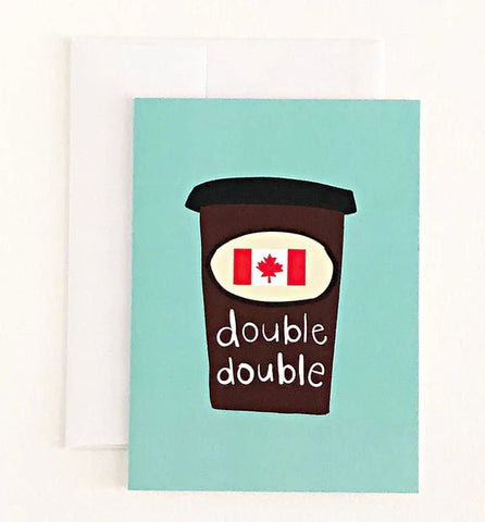 Double Double Canadiana Card
