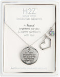 Friend H2Z Swarovski Element Necklace