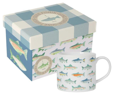 Gone Fishin' Mug In Gift Box