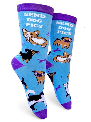 Groovy Socks Send Dog Pics Ladies