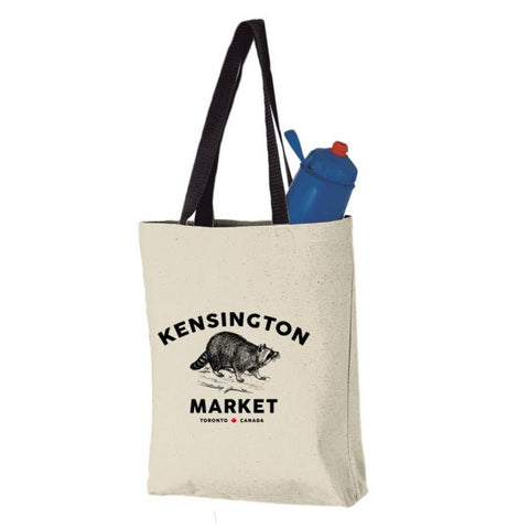 Kensington Market Raccoon Tote Bag