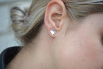 Maple Leaf Earrings Silver