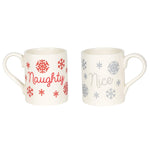 Naughty and Nice Mug Set of Two
