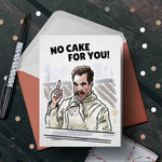 No Cake For You Seinfeld Birthday Card