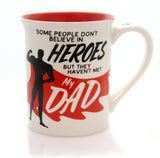 Our Name is Mud “Hero Dad” Stoneware Coffee Mug, 16 oz.