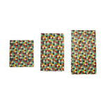 Set of 3 Multicolour Reusable Beeswax Wraps