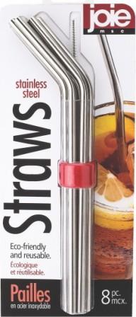 Joie Stainless Steel Straw Set