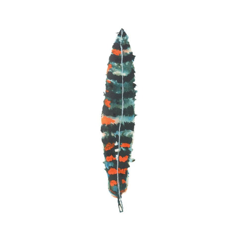 Teal Feather Temporary Tattoo Set of 2