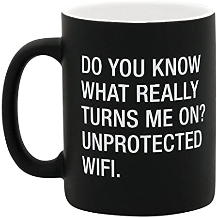 Unprotected Wifi Mug