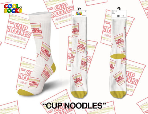 Womens Cup Of Noodles Crew Socks